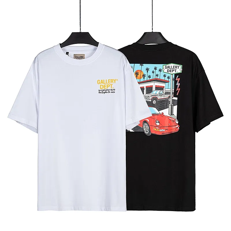 GALLERY. DEPT new short-sleeved T-shirt Style number: D2296P110 Color: Black White Size: S M L XL